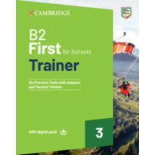 B2 FIRST FOR SCHOOLS TRAINER 3 TRAINER WITH ANSWERS WITH DIGITAL PACK