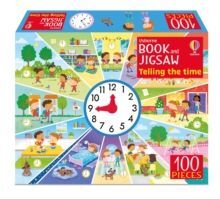 TELLING THE TIME. USBORNE BOOK AND JIGSAW